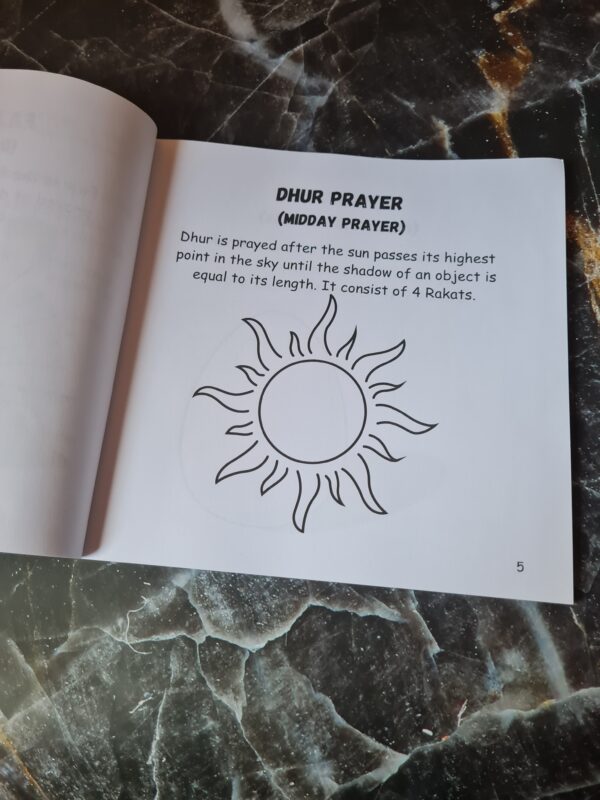 Salat Colouring Book - Zuhr