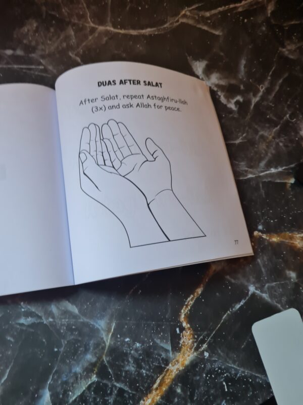 Salat Colouring Book: Learn, Colour, and Pray! | Bold & Easy Islamic Activity Book for Kids & Adults
